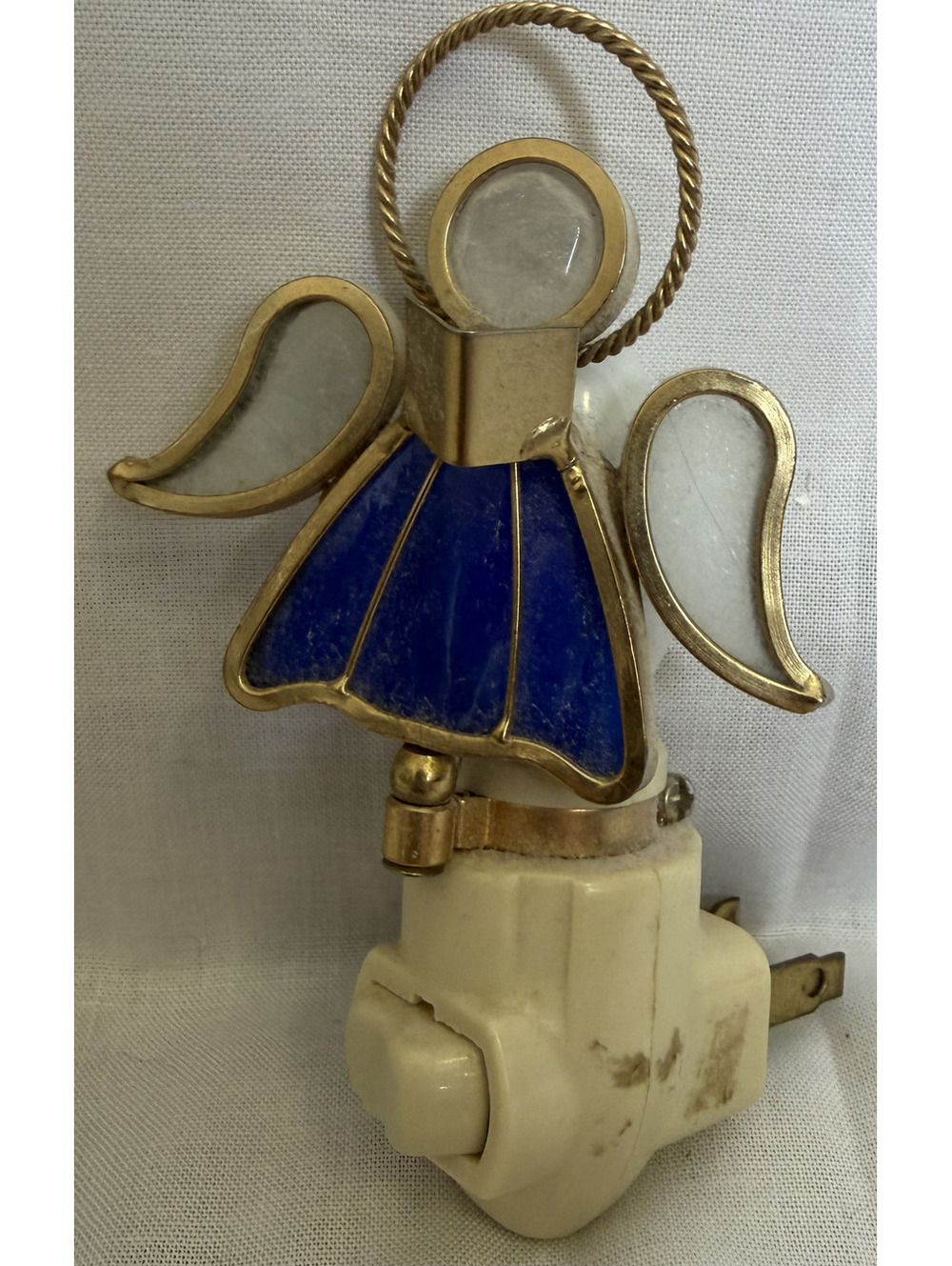 Stain Glass Angel Night Light